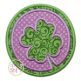 Double Circle Shamrock Applique | Machine Embroidery Designs by JuJu