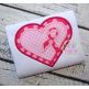 Awareness Ribbon Heart Double Applique | Machine Embroidery Designs by JuJu