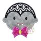 Dracula Head Applique | Machine Embroidery Designs by JuJu