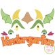 Dragon Face Kindergarten Sketch Embroidery | Machine Embroidery Designs by JuJu