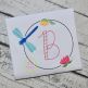 Dragonfly Bloom Frame Embroidery Design | Machine Embroidery Designs by JuJu