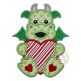 Dragon With Heart Applique | Machine Embroidery Designs by JuJu
