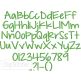 Drops Of Jupiter Embroidery Font
