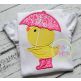 Duck Umbrella Applique | Machine Embroidery Designs by JuJu