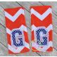 Raggy Double Varsity Applique Font | Machine Embroidery Designs by JuJu