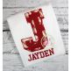 Raggy Double Varsity Applique Font | Machine Embroidery Designs by JuJu