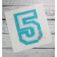 Raggy Double Varsity Applique Numbers Font | Machine Embroidery Designs by JuJu