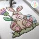Sweet Easter Bunny 4 Embroidery Design | Machine Embroidery Designs by JuJu
