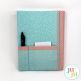 Striped Composition Book Cover by Oma's Place