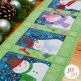 In The Hoop Build A Snowman Project | Machine Embroidery Designs by JuJu