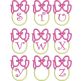 Monogrammed Easter Eggs
