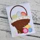 Itch 2 Stich Easter Basket Roses Applique Digital Embroidery Machine Designs by JuJu