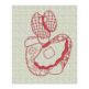 Easter Sunbonnets Redwork Machine Embroidery Designs by JuJu