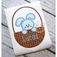 Easter Bunny Basket 3 Applique | Machine Embroidery Designs by JuJu