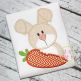 Easter Bunny Carrot Applique | Machine Embroidery Designs by JuJu