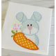 Easter Bunny Carrot Applique | Machine Embroidery Designs by JuJu