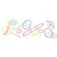 Easter Candy Border Bean Embroidery | Machine Embroidery Designs by JuJu