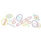 Easter Candy Border Bean Embroidery | Machine Embroidery Designs by JuJu