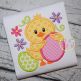 Easter Chick Eggs Applique | Machine Embroidery Designs by JuJu
