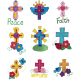 Easter Crosses Filled Machine Embroidery Designs by JuJu