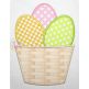 Easter Egg Barrel Applique | Machine Embroidery Designs by JuJu