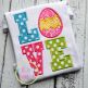 Easter Egg Love Applique | Machine Embroidery Designs by JuJu