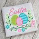 Itch 2 Stitch Easter Floral with Eggs Applique Digital Embroidery Machine Designs by JuJu