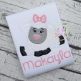 Easter Lamb Girl Applique