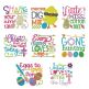Easter Word Art Set 1 Machine Embroidery Designs by JuJu
