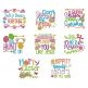 Easter Word Art Set 2 Machine Embroidery Designs by JuJu
