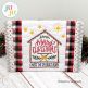 Inspirational Christmas Mug Rug - Merry Christmas Stable by Oma's Place | Machine Embroidery Designs by JuJu