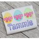 Egg Big Bow Trio Sketch | Machine Embroidery Designs by JuJu