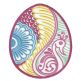 Mehndi Henna Easter Eggs Machine Embroidery Designs by JuJu