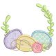 Easter Monogram Frames Machine Embroidery Designs By JuJu