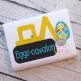 EGGScavator Easter Backhoe Applique | Machine Embroidery Designs by JuJu