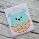 Egg Shaped Lamb Boy Applique | Machine Embroidery Designs by JuJu