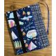 Quilted Standard Composition Notebook Covers Set 1 | Machine Embroidery Designs by JuJu