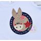 Election Donkey Applique | Machine Embroidery Designs by JuJu