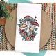 Elegant Mushrooms Sketch | Machine Embroidery Designs by JuJu