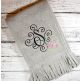 Itch 2 Stitch Elegant Scroll One Color Large Monogram Digital Embroidery Machine Designs by JuJu