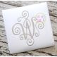 Itch 2 Stitch Elegant Scroll One Color Large Monogram Digital Embroidery Machine Designs by JuJu