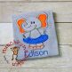 Summer Elephant Boy | Machine Embroidery Designs by JuJu