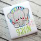 Elephant Circle Applique | Machine Embroidery Designs by JuJu