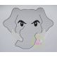 Elephant Face Boy Sketch Embroidery | Machine Embroidery Designs by JuJu