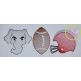Elephant Football Trio Sketch Embroidery | Machine Embroidery Designs by JuJu