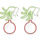Elf Hand With Ornament Applique | Machine Embroidery Designs by JuJu