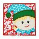 Elf Box Girl Applique | Machine Embroidery Designs by JuJu