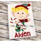 Elf Candy Cane | Machine Embroidery Designs by JuJu/ Stitch Away Applique 