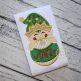 Elf Boy Ornament Peeker Applique | Machine Embroidery Designs by JuJu