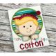 Elf Boy Peeking | Machine Embroidery Designs by JuJu/ Stitch Away Applique 